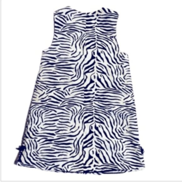 🍃 VTG Gymboree Zebra Print Dress Girls 8 - Picture 2 of 4